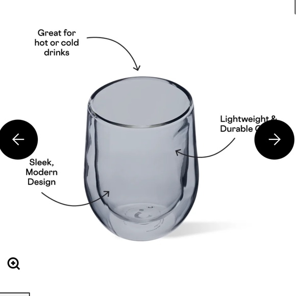 Corkcicle Stemless Glass Set - Grey - Picture 2 of 4